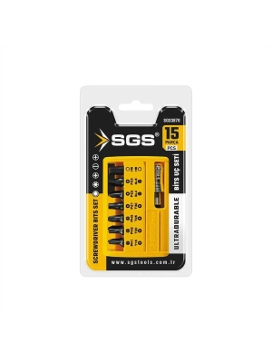 ® Sgs 3870 Bits Uç Seti 15 Parça