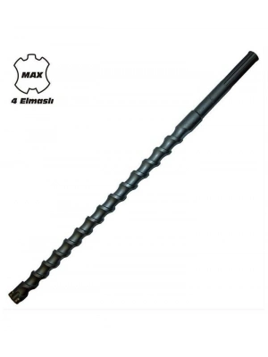 ® Todrill 50441 SDS Max 4 Elmaslı Matkap Uç 25X520 mm