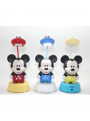 Mickey Mouse Masa Üstü Lamba USB Şarjlı Model 2