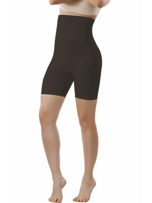 Mideli Uzun Paçalı Bayan Korse 11005 - Siyah