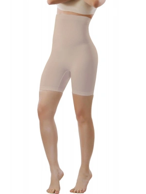 Mideli Uzun Paçalı Bayan Korse 11005 - Ten