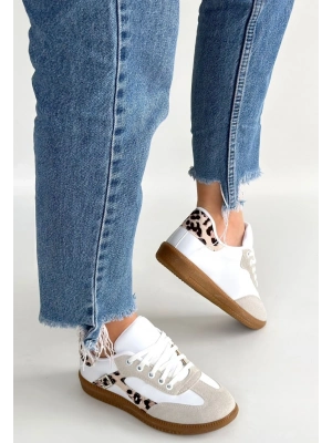 Mier Beyaz Cilt Bağcıklı Spor Ayakkabı