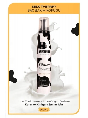 Milk Therapy Kremsi Saç Bakım Köpük 200 ML - Besleyici Koruyucu - mrfs
