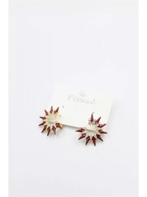 Mineli Küpe - Bordo