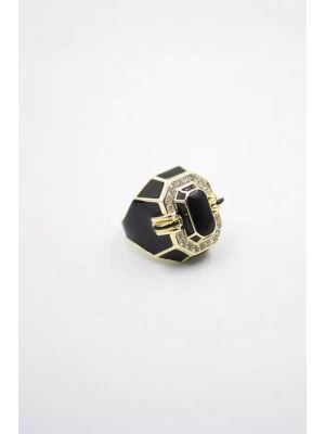 Mineli Yüzük - Siyah