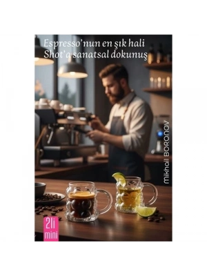 Mini Bubble Espresso & Shot Bardak Borosilikat Cam  – 2’li Set (6x5 cm) 722287
