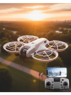 ® Mini Drone Kameralı Headless Mod LED Işıklı Akıllı Uçuş Sistemi