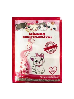 Minnoş Kedi Kumu Koku Temizleyici 25 gr Sabun Kokulu