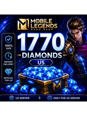 MLBB 1500+270 Diamonds US