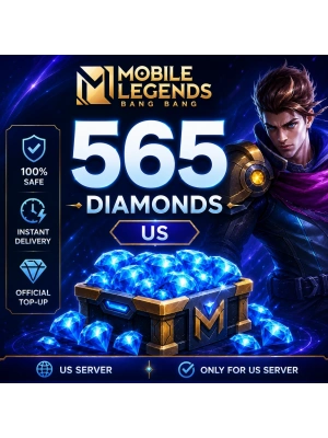 MLBB 500+65 Diamonds US