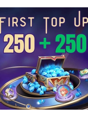 MLBB First Top Up 250 +250 Almaz UZ