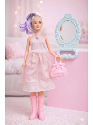 Moda Seti - Aksesuarlı 30 cm Bebek Seti