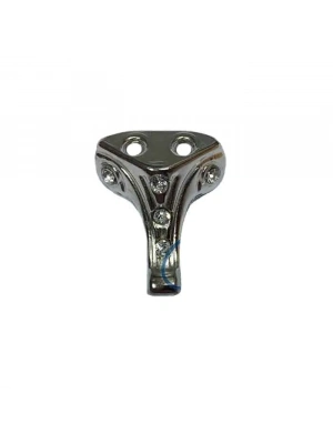 Moda Taşlı Ahşap Sandık Ayağı, Kutu Ayak 2,5 Cm - Nikel, 100 Adet