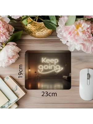 Modern İç Mekan Temalı Devam Et Mouse Pad - 19x23 cm 2 mm Dikdörtgen İthal Baskılı Mouse Pad