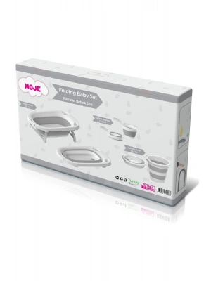 Moje Katlanır Küvet Seti Gri