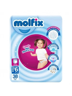 Molfix Külot Bez Jumbo Paket 6 Beden 15+ Kg 38 Adet