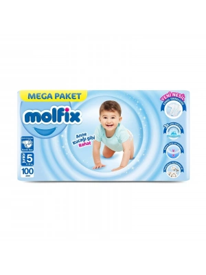 Molfix Mega Paket Bebek Bezi 5 Beden 11-18 Kg 100 Adet