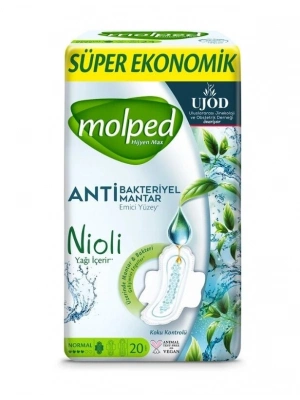 Molped Hijyen Max Süper Eko Normal Ped 20 Adet