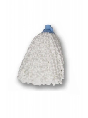 Mop Mikrofiber Beyaz Örgülü Paspas İp Royaleks-MF01 mudanis