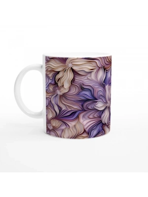 Mor Fısıltılar Kupa Bardak