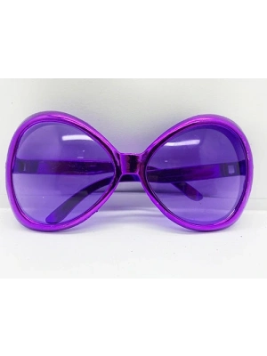 Mor Renk Yeşilçam Nostalji 80li Yıllar 90lı Yıllar Parti Gözlüğü  7x16 Cm