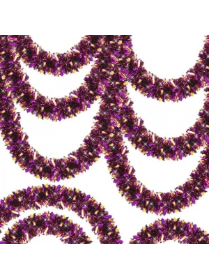 Mor Turuncu Çift Renk Sim Süs 180 cm