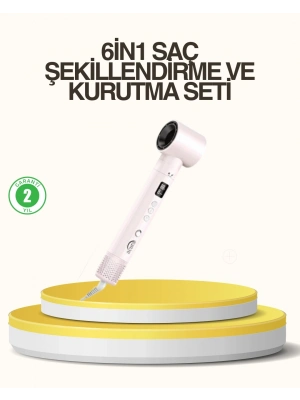 Motorlu LCD Ekranlı Saç Şekillendirme Seti