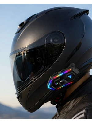 Motosiklet Kaskı İçin Bluetooth Intercom Kulaklık Uzun Pil Ömrü