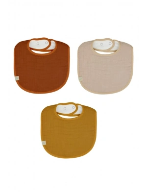 Müslin Önlük 3Lü 60101 Kiremit Bej Hardal