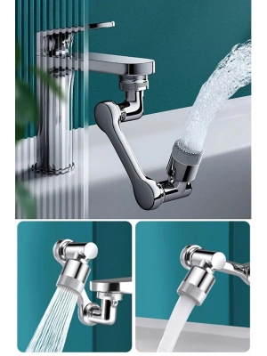 Mutfak Banyo Musluk Başlığı 180 Derece Dönebilen Fonksiyonel Evrense