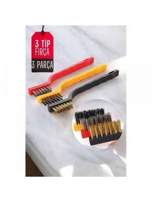 Mutfak Fırça Seti 3 Değişik Uçlu 720639