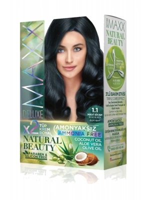 Natural Beauty Amonyaksız Saç Boyası 1.1 Mavi Siyah