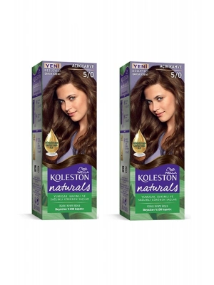 Naturals Saç Boyası Açık Kahve 5/0 2x Paket