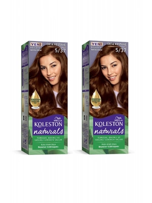 Naturals Saç Boyası Orta Kestane 5/37 2x Paket