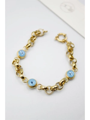 Nazar Boncuk Bileklik - Altın