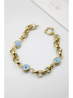 Nazar Boncuk Bileklik - Altın