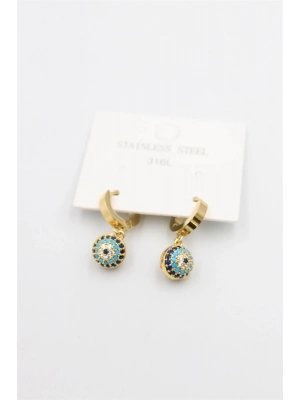 Nazar Küpe - Altın