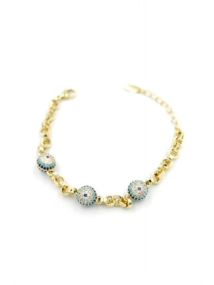 Nazarlı Xuping Vip Bileklik - 14K Altın