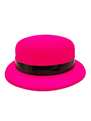 Neon Partisi Pembe Renk Melon Plastik Parti Şapkası
