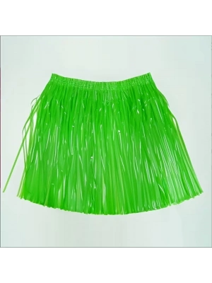 Neon Yeşil Hawaii Parti Eteği 40 cm
