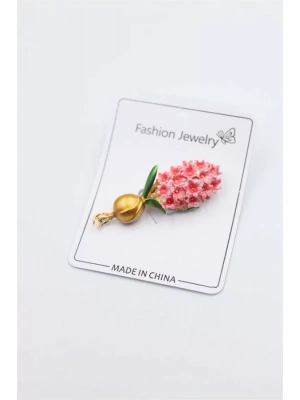 Nergis Broş - Pembe