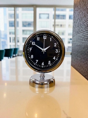 Night 25 x 20 Cm Krom Zarif Masa Saati