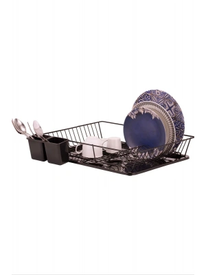 Nik Açılı Tek Katlı Tabaklık Siyah Royaleks-20311