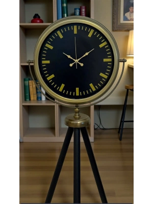 ® Nostalji Şık Tasarım Tripod Ayaklı Saat