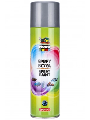 Nova Color Sprey Boya 200 Ml Gümüş