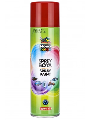 Nova Color Sprey Boya 200 Ml Kırmızı
