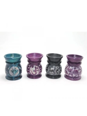 Obsidian Taşı Buhurdanlık Model 2