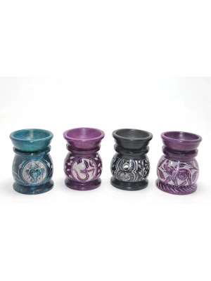 Obsidian Taşı Buhurdanlık Model 2