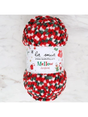 La Mia Mellow Christmas Altın Simli El Örgü İpi -