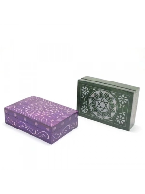 Obsidian Taşı Kutu Model 3